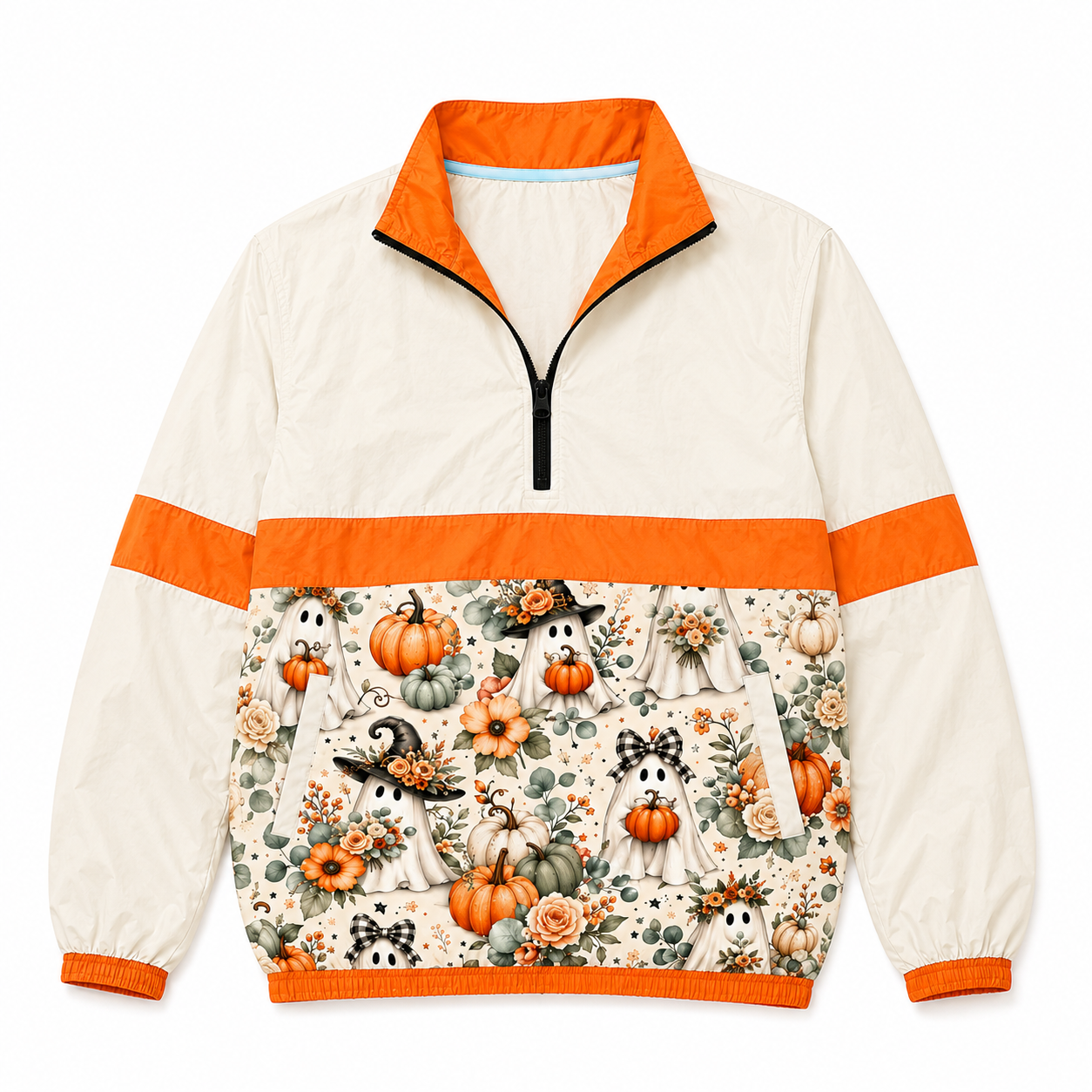 Pre-Order: Pumpkin Ghost Orange Windbreaker