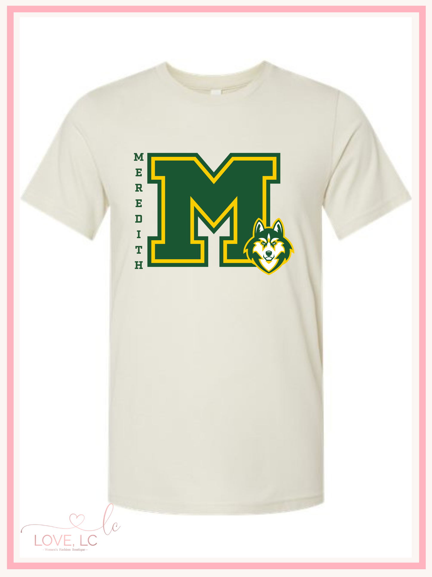 Meredith Middle School M & Mascot