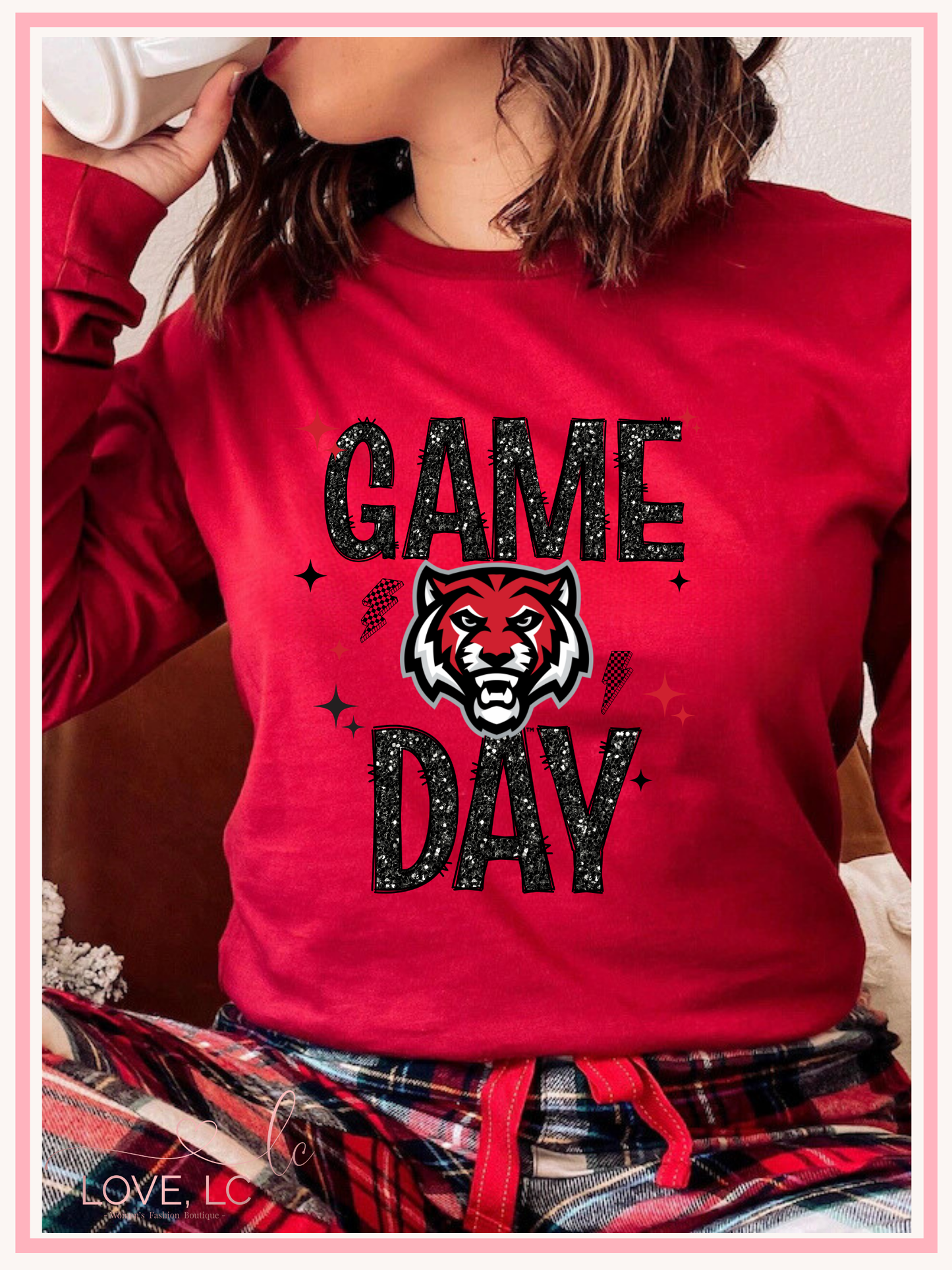 ADM Faux Glitter Game Day