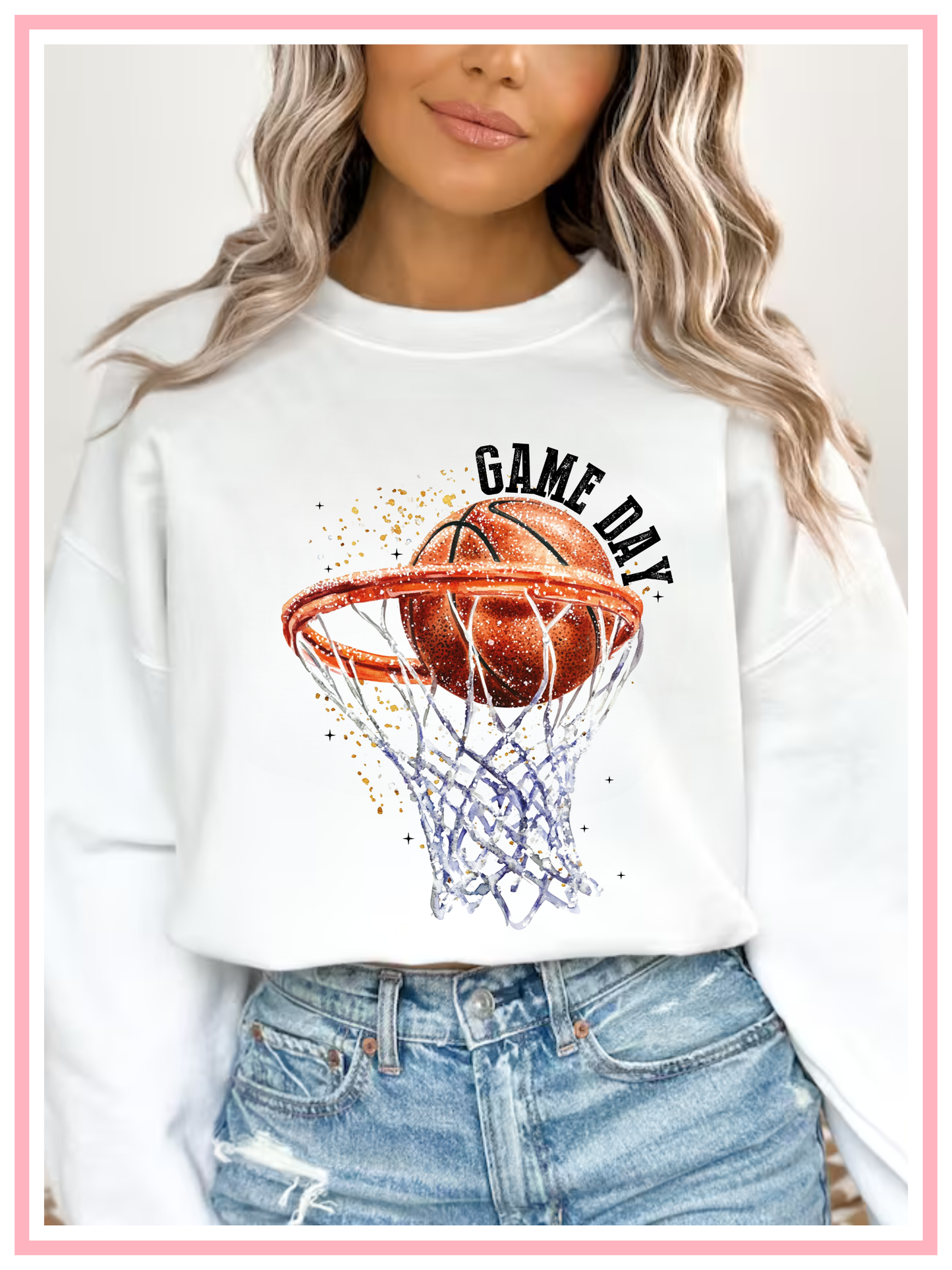 Basketball Game Day Crewneck