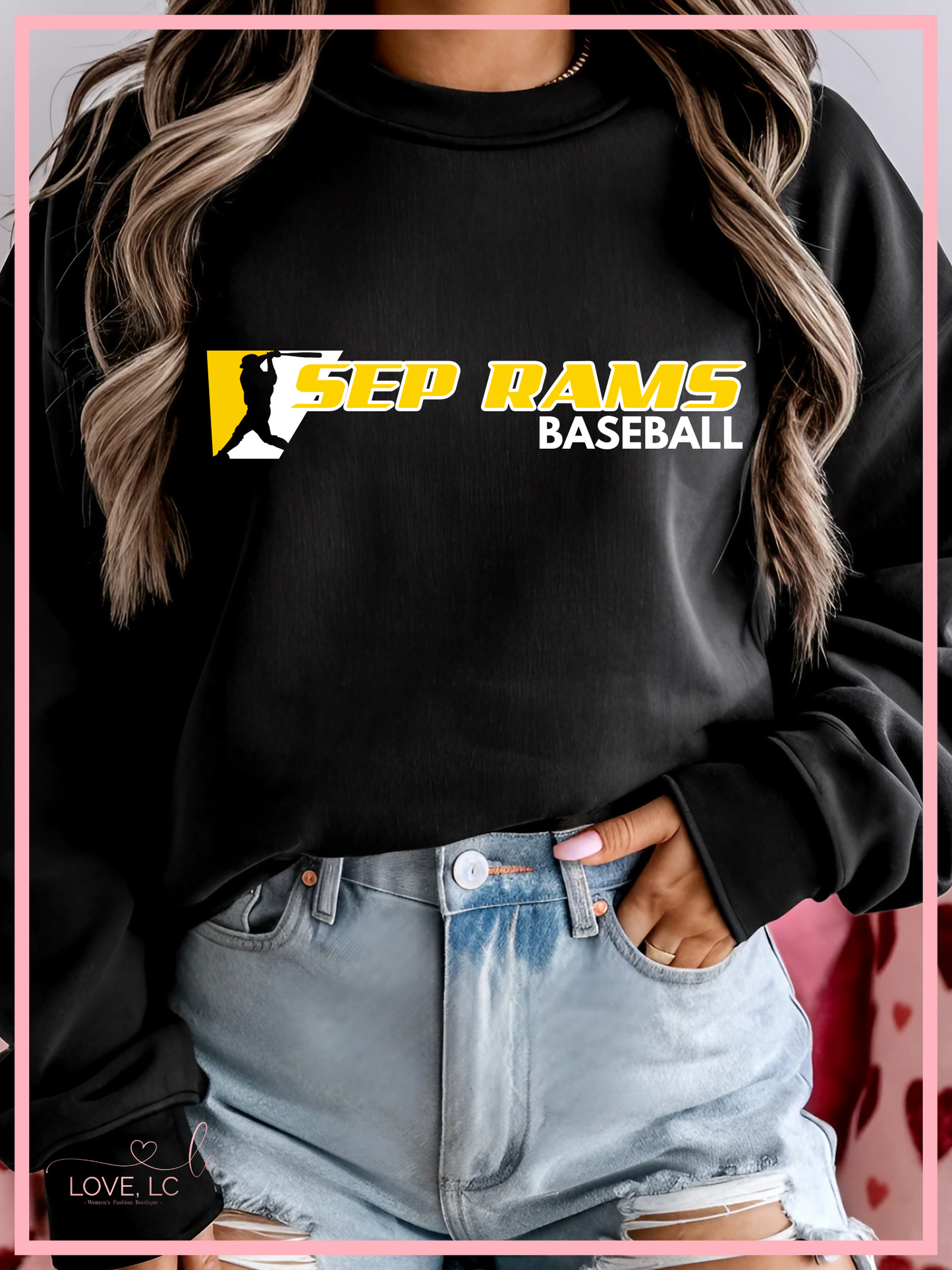 SEP Southeast Polk Rams Baseball Crewneck