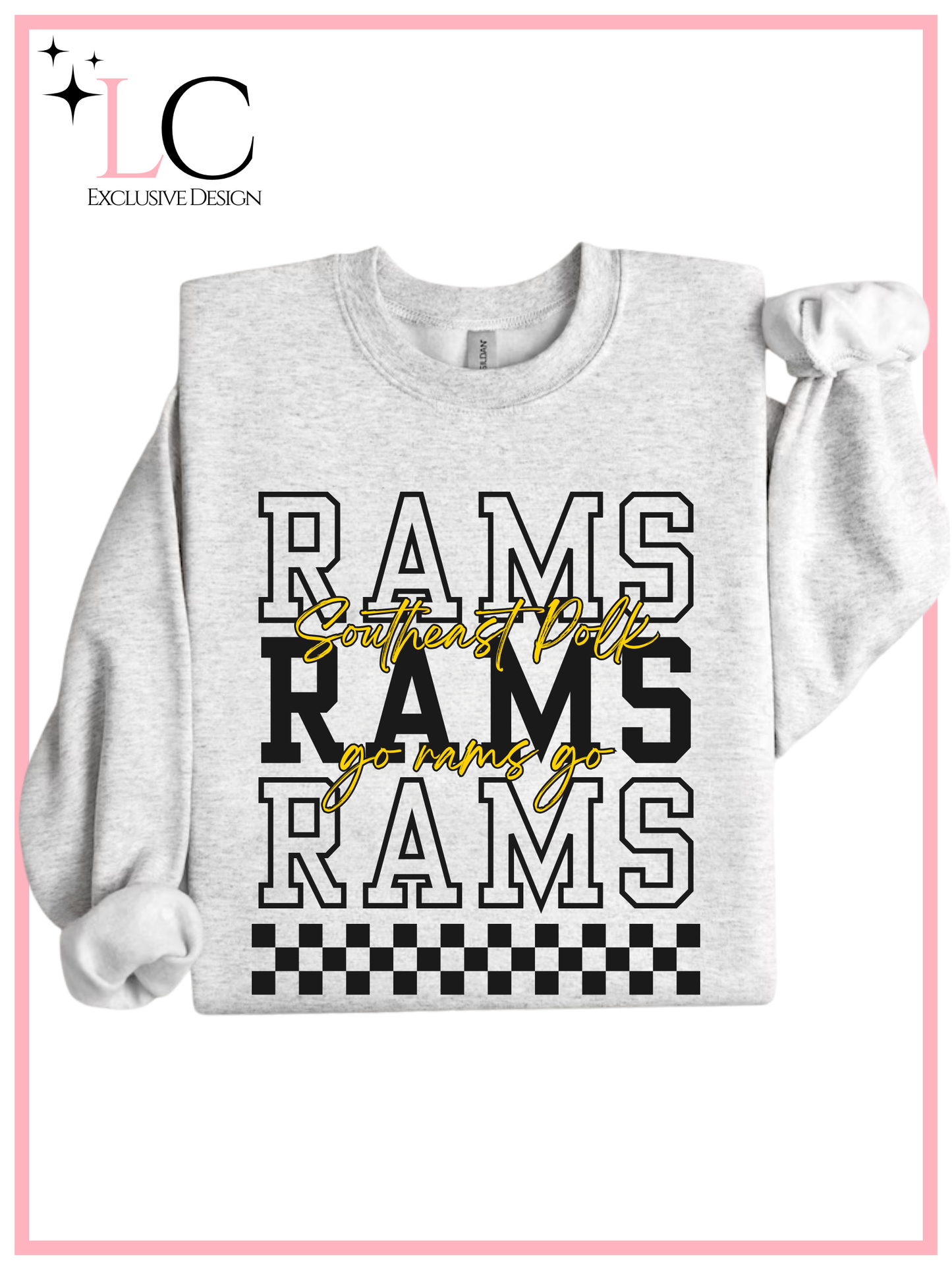 SEP Rams Go Rams Go, Black & Gold