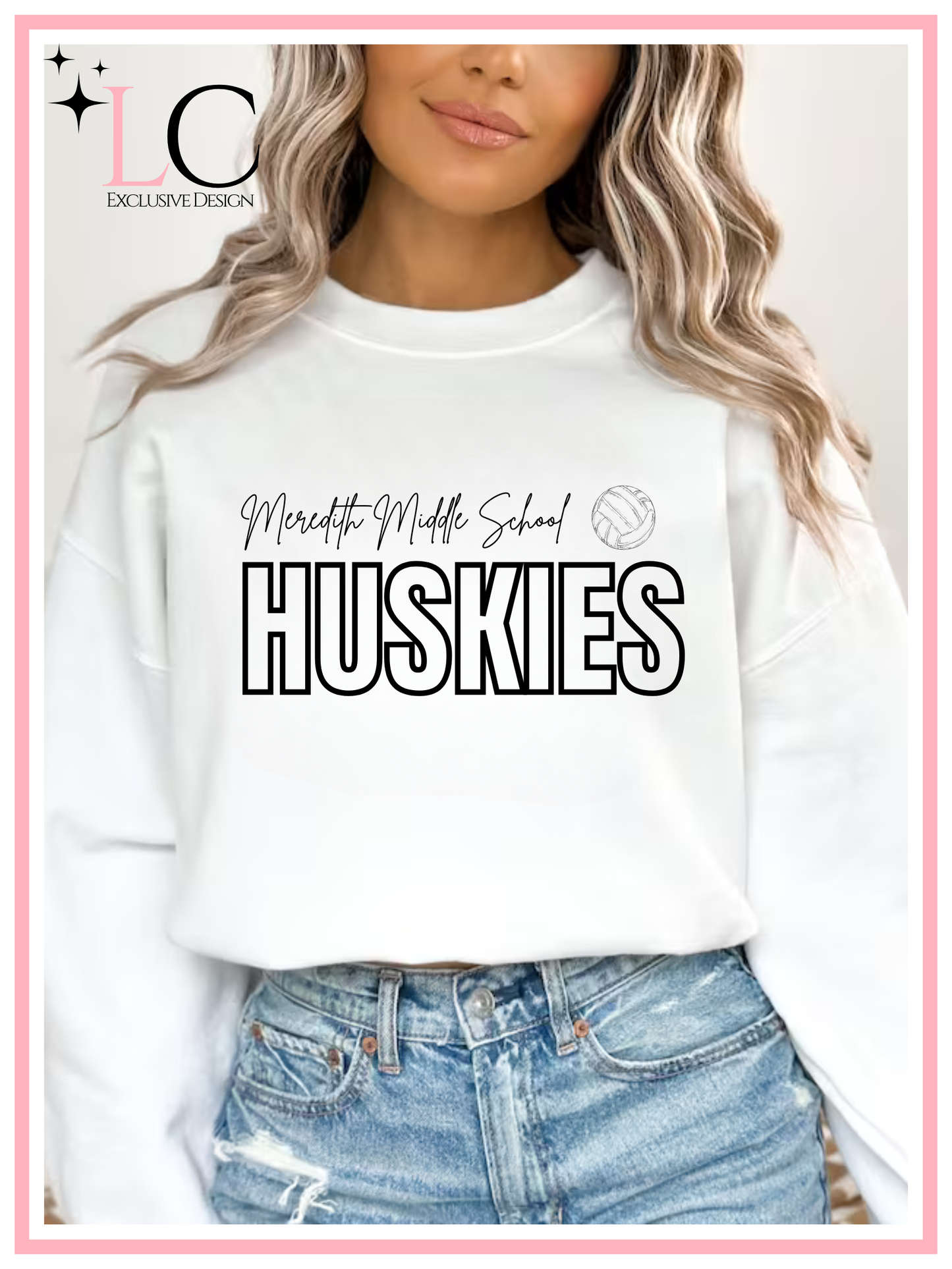 Meredith Middle School Volleyball Crewneck