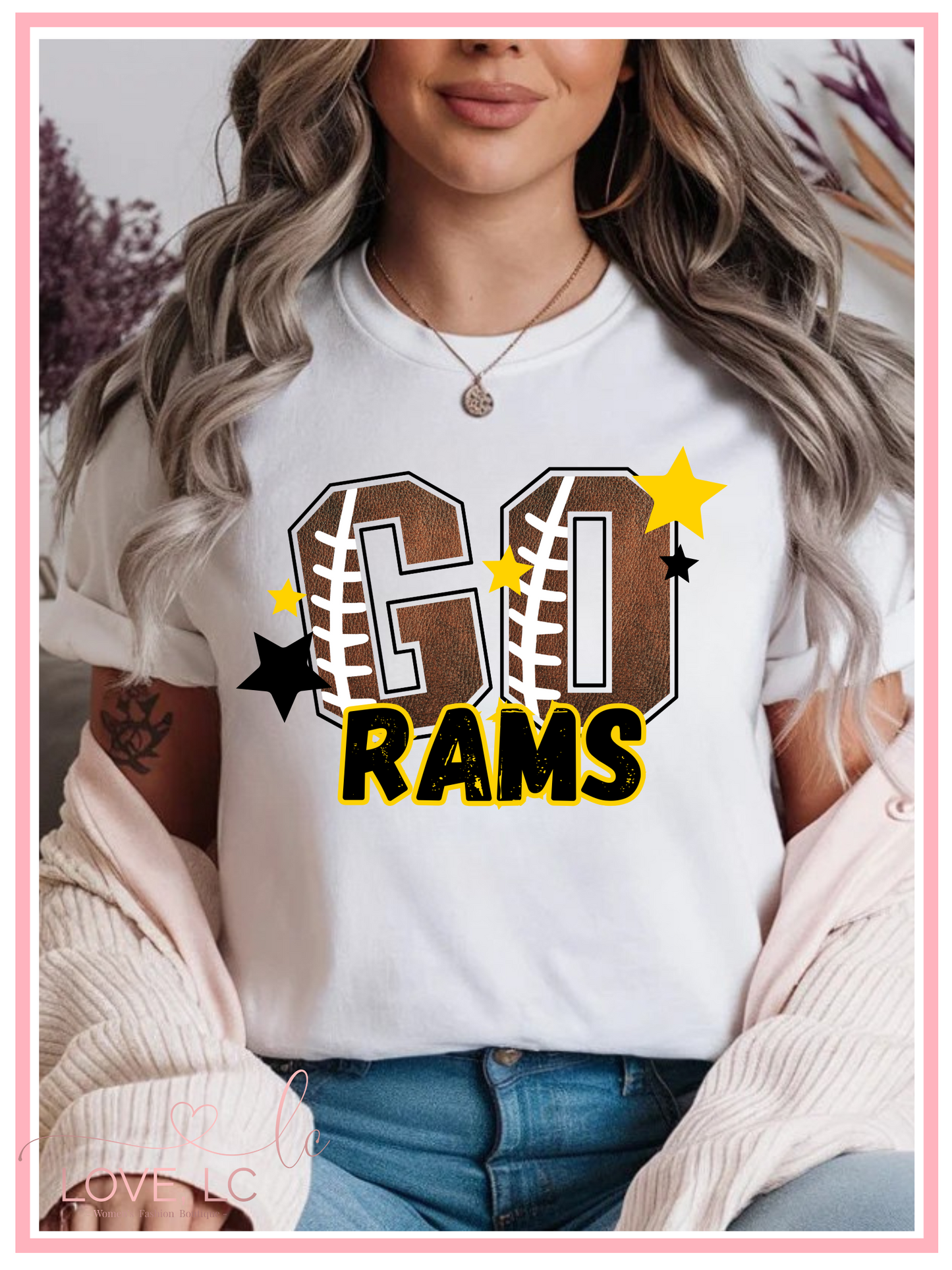 Southeast Polk Go Rams Football White