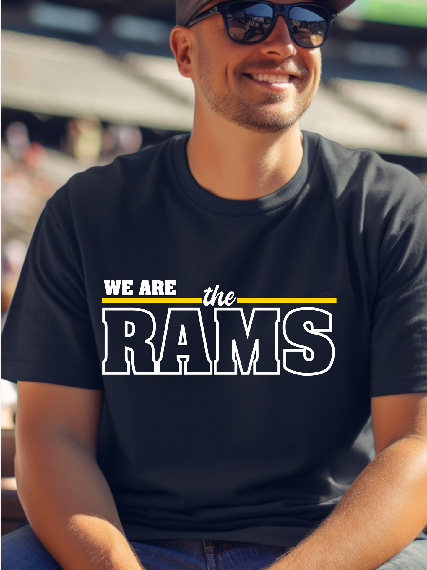 SEP We Are The Rams Tee, Black