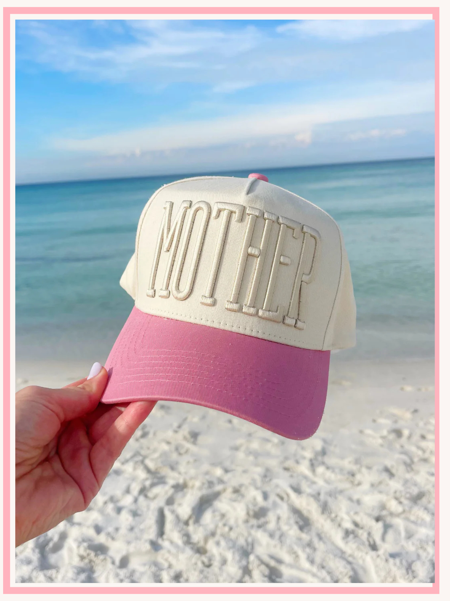 Pink Mother Trucker Cap