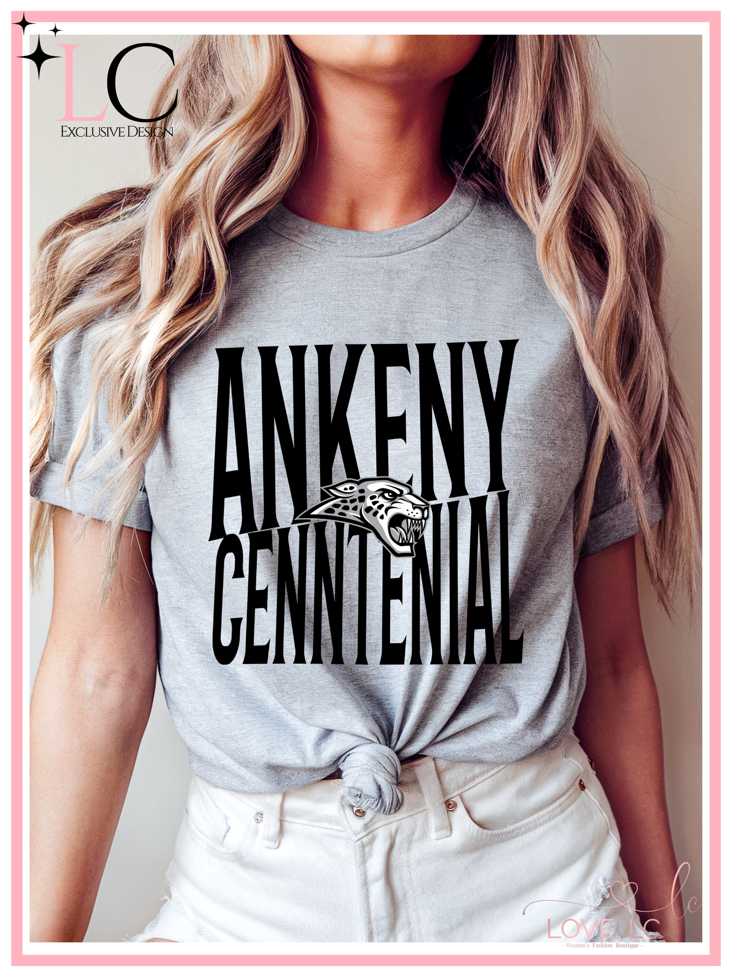 Ankeny Centennial Slanted Jaguars, Grey