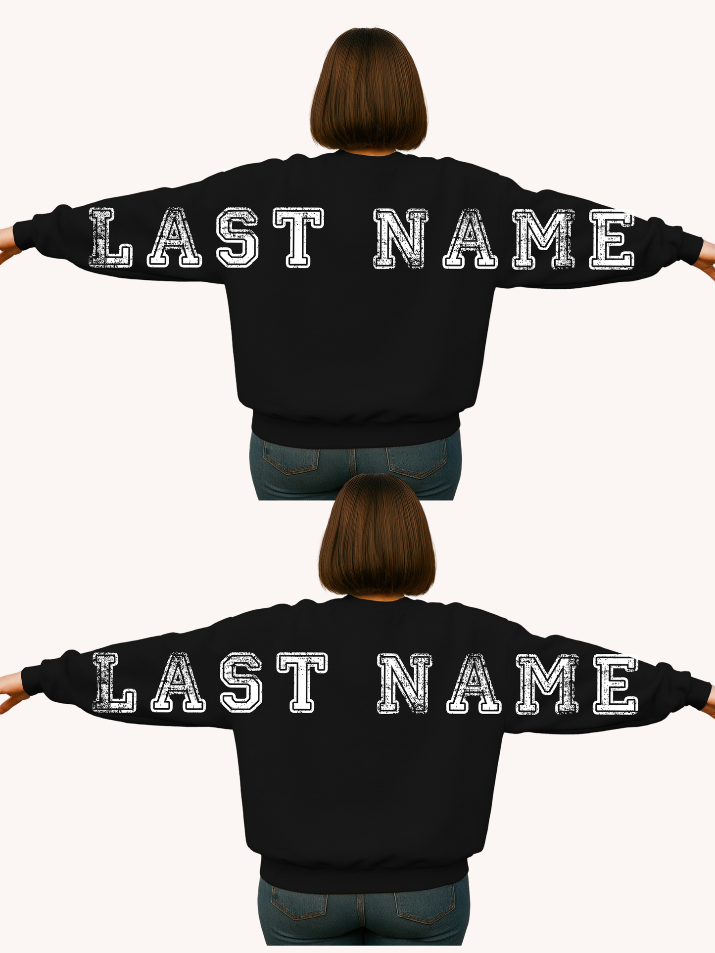 Baseball Mama Large Print Crewneck