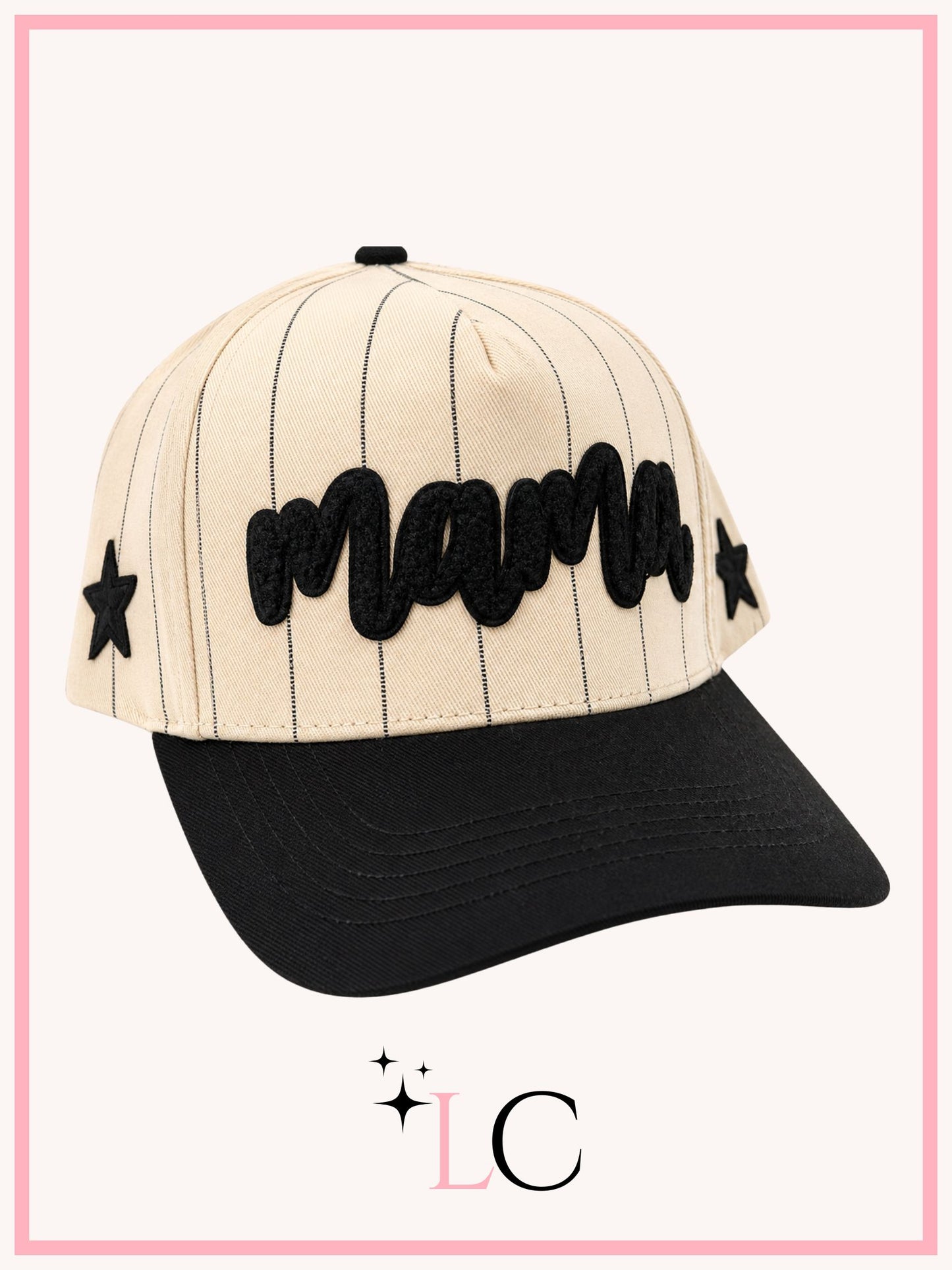 Mama Pinstripe Ball Cap