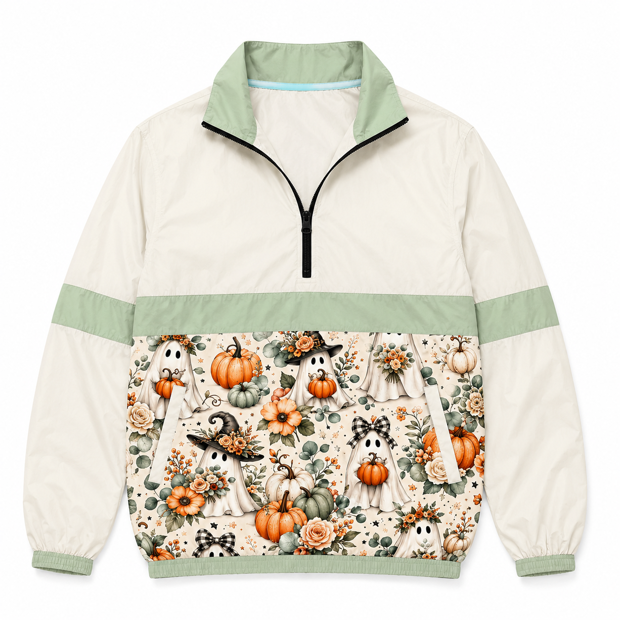 Pre-Order: Pumpkin Ghost Sage Windbreaker