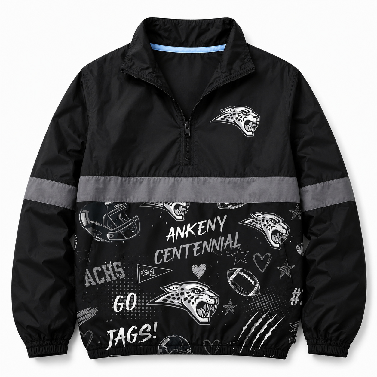 Pre-Order: Ankeny Centennial Jaguars Football Windbreaker