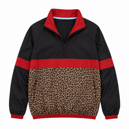 Pre-Order: Leopard Red Windbreaker