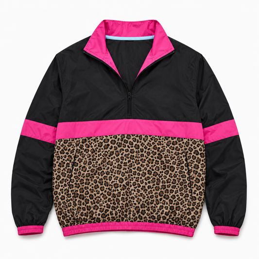 Pre-Order: Leopard Pink Windbreaker