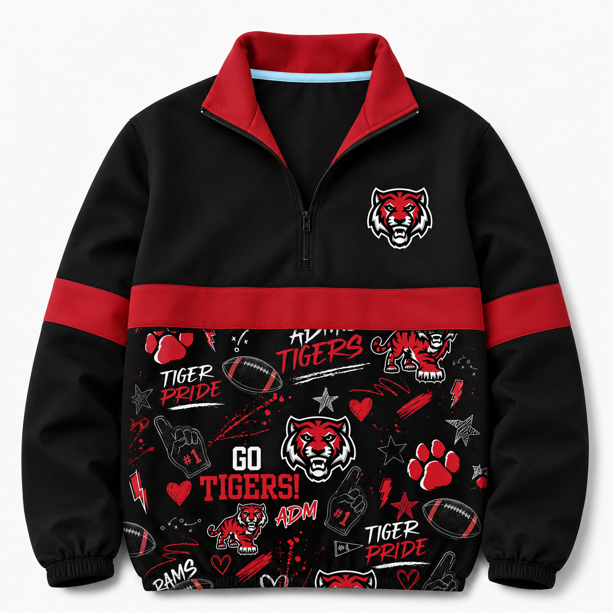 Pre-Order: ADM Tigers Football Windbreaker