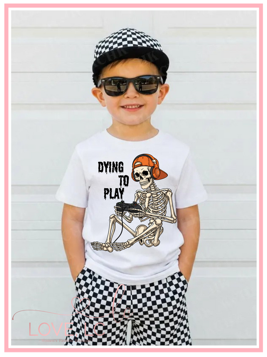 Dying to Play Youth Tee