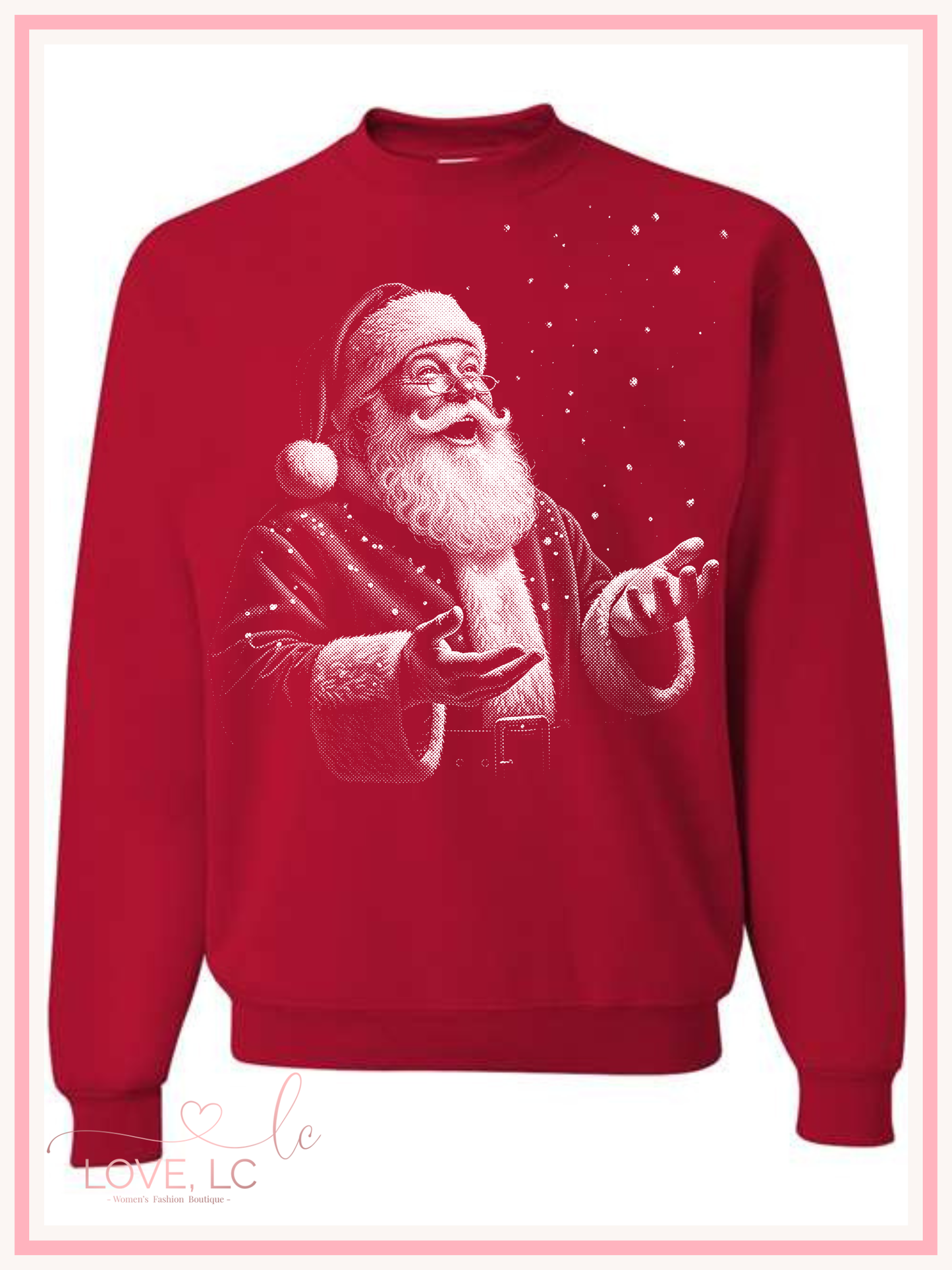 Vintage Snowy Santa 🎅🏼 Crewneck