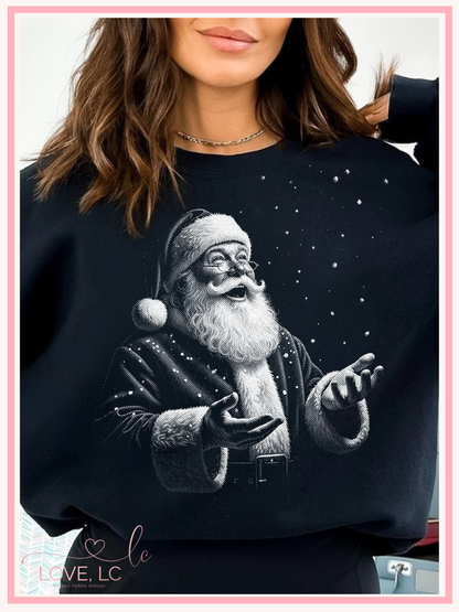 Vintage Snowy Santa 🎅🏼 Crewneck
