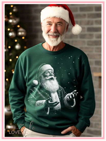 Vintage Snowy Santa 🎅🏼 Crewneck
