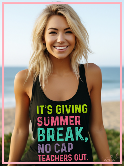 It's Giving Summer Break Tank Top