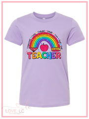 Teacher Rainbow Tee