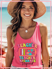 Teacher Reload Required Tank Top