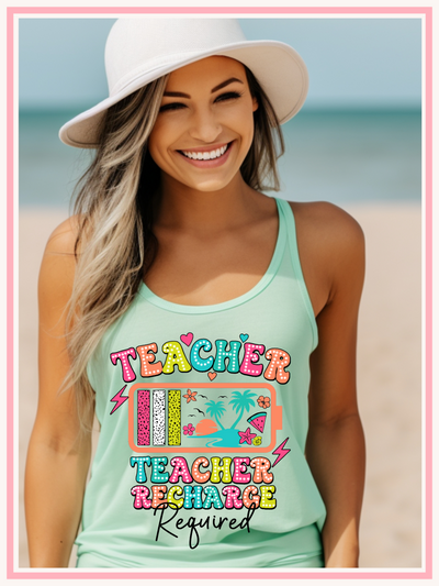 Teacher Reload Required Tank Top