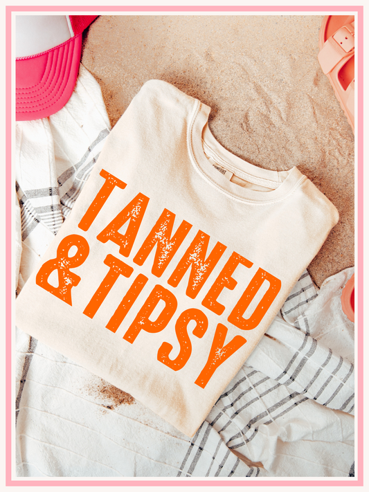 Tanned & Tipsy Tee