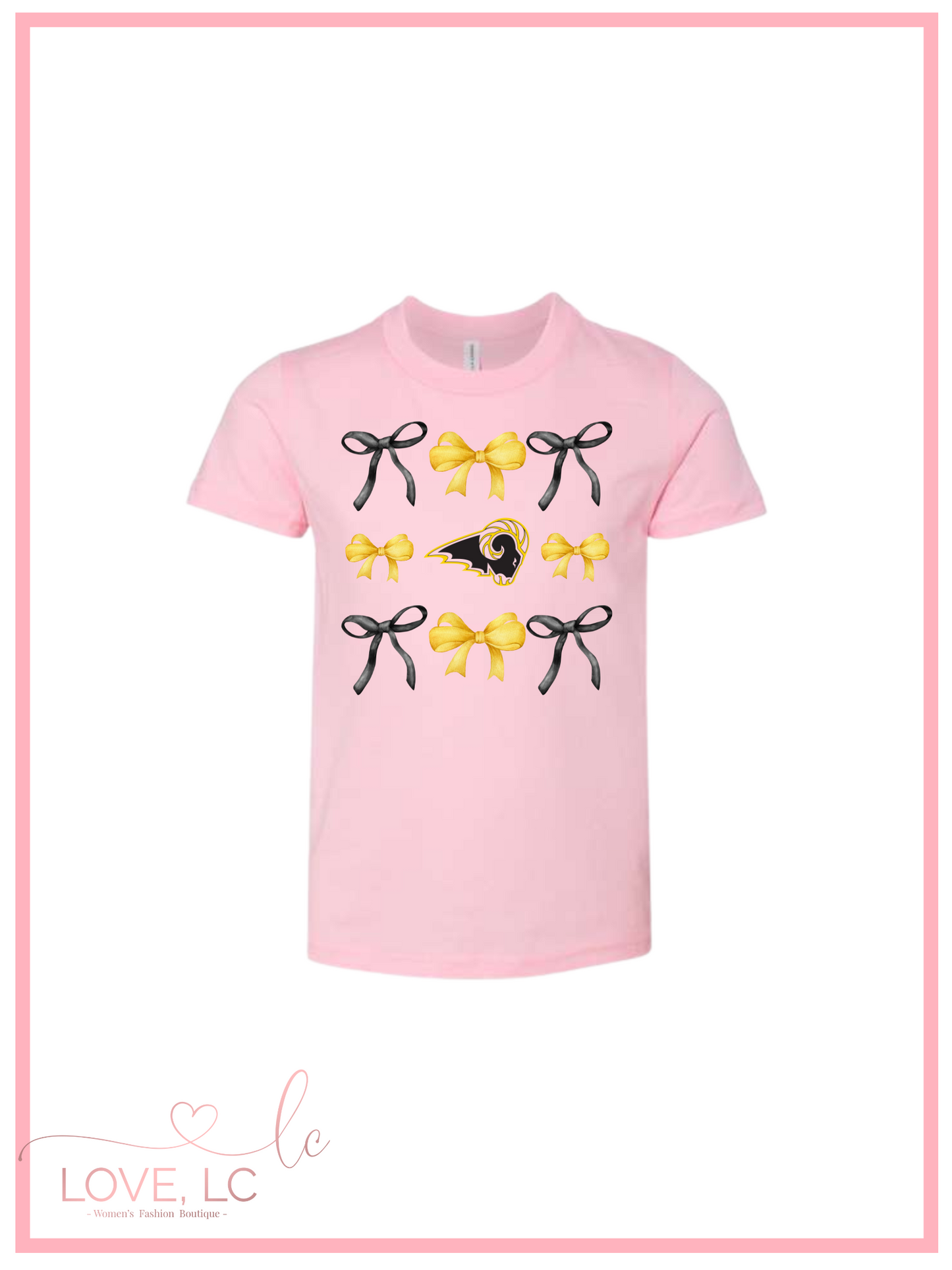 SEP Bows and Mascot Tee, YOUTH