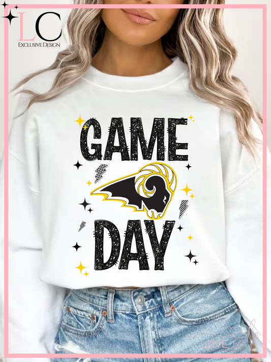 SEP Faux Glitter Game Day