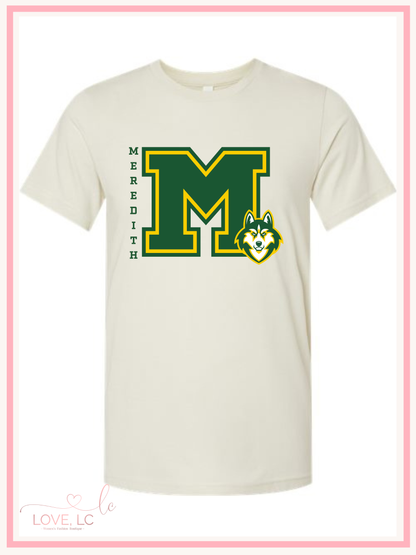 Meredith Middle School M & Mascot