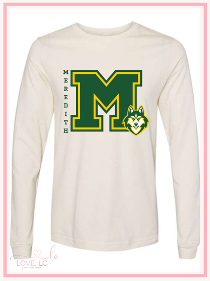 Meredith Middle School M & Mascot