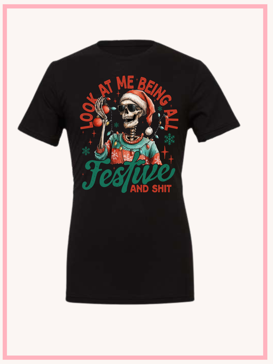 Look at me being all festive and shit tee