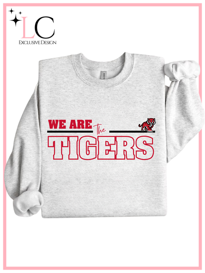 We are the Tigers Crewneck, Red