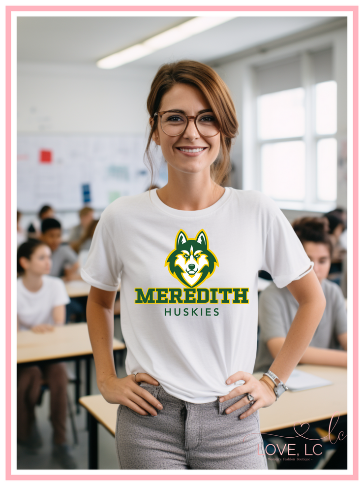 Meredith Huskies Tee, 1