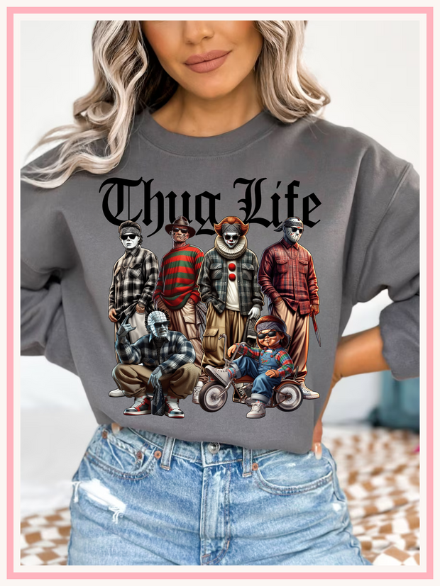 Horror Thug Life Crewneck