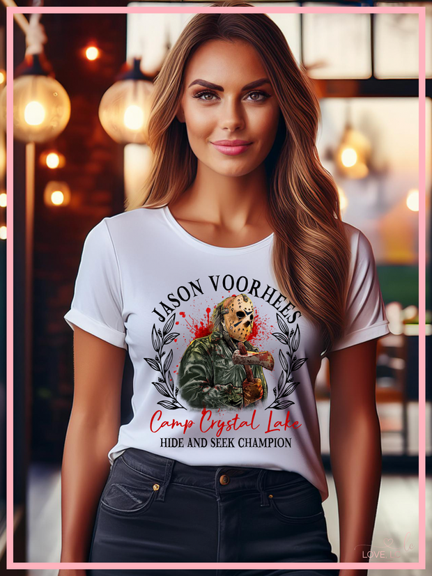 Jason Vorhees Camp Crystal Lake Tee