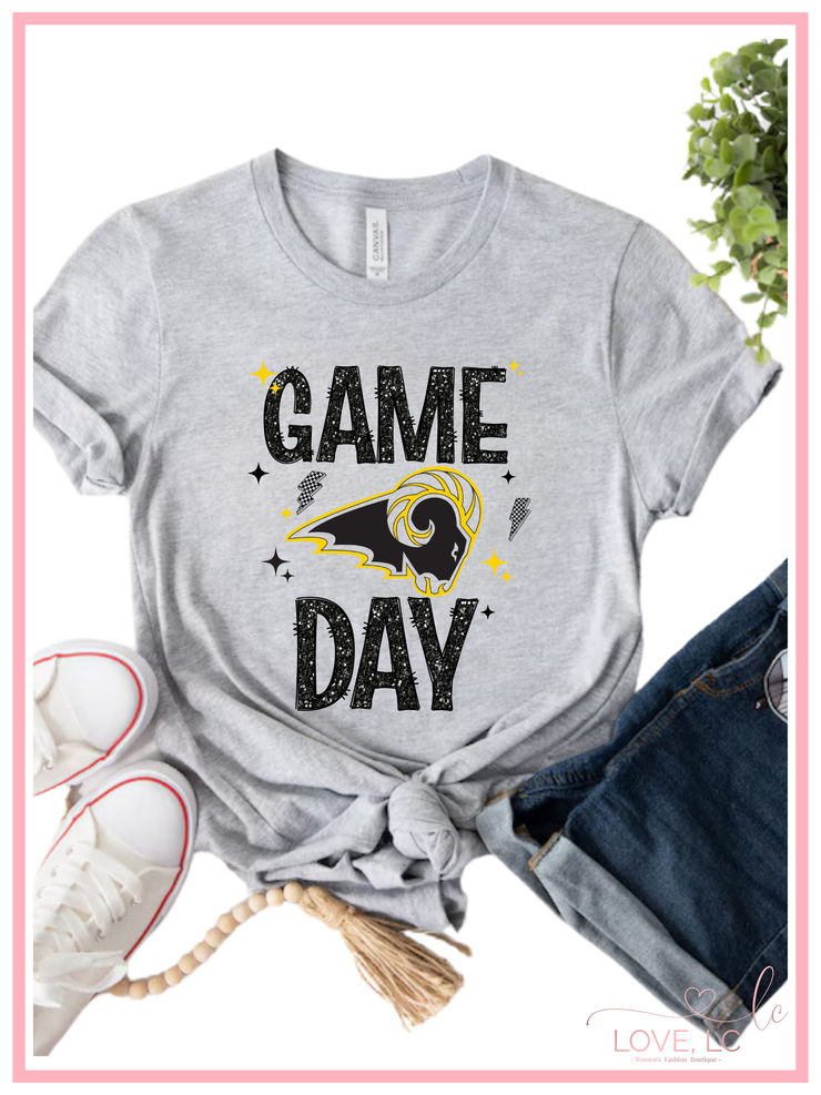 SEP Faux Glitter Game Day Tee