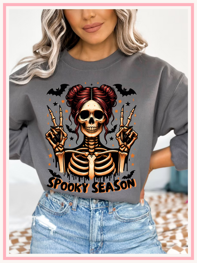 Spooky Season Skeleton Crewneck