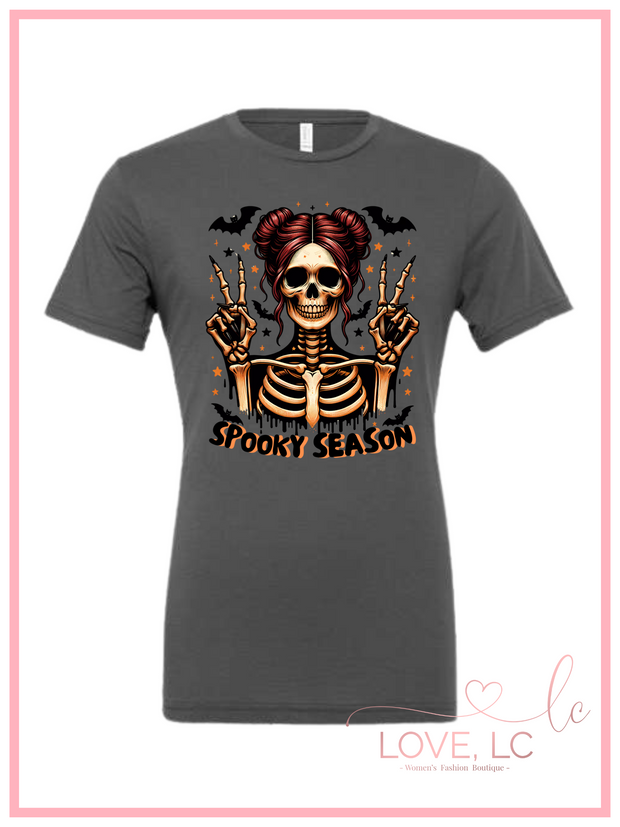 Spooky Season Skeleton Tee