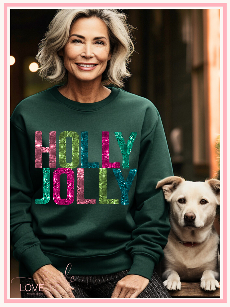 Holly Jolly Crewneck Sweatshirt