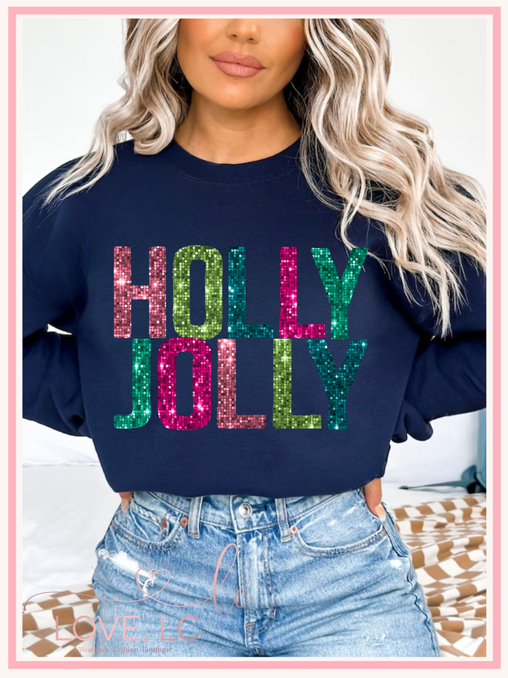 Holly Jolly Crewneck Sweatshirt