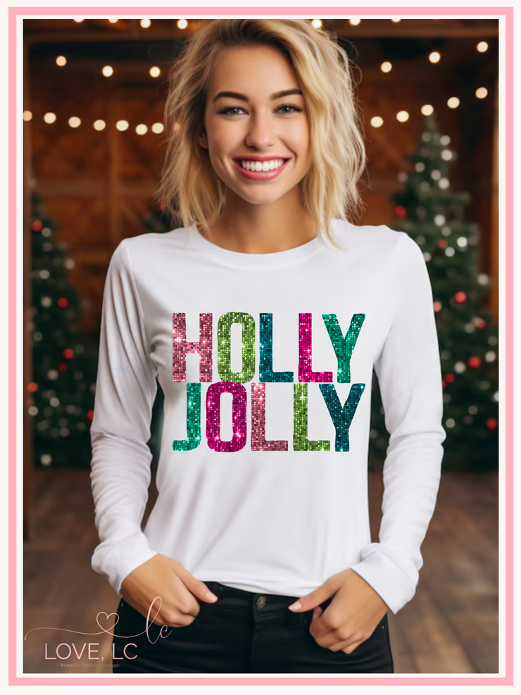 Holly Jolly Long Sleeve Shirt