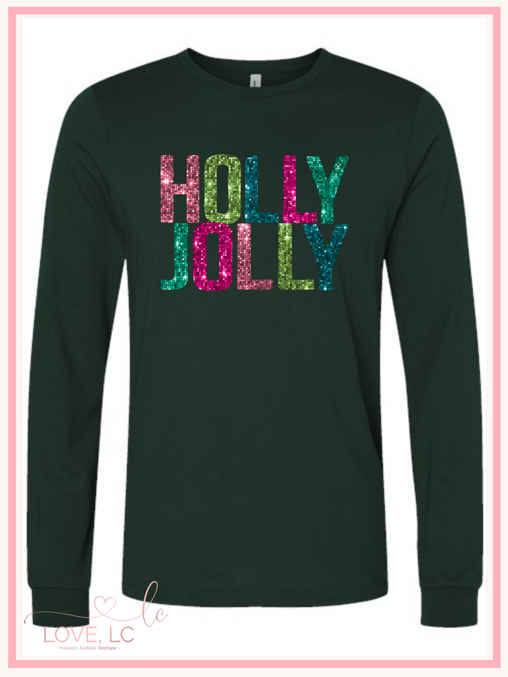 Holly Jolly Long Sleeve Shirt