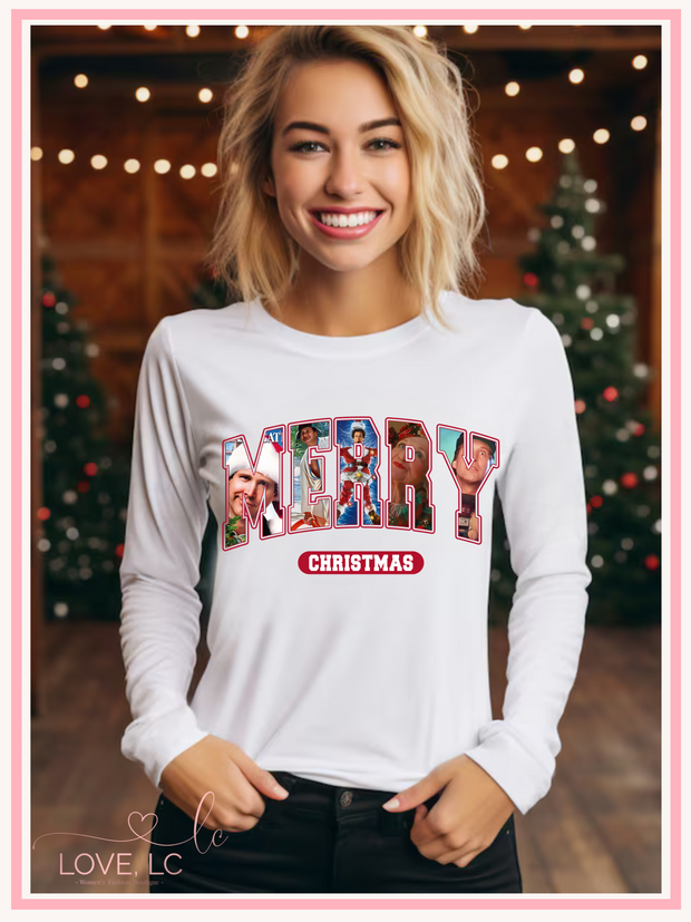 Merry Chirstmas Christmas Vacation Long Sleeve