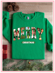 Merry Chrismas Elf Crewneck Sweatshirt