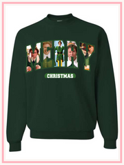 Merry Chrismas Elf Crewneck Sweatshirt