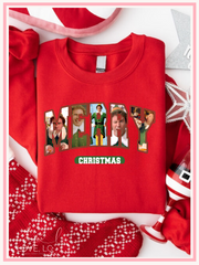 Merry Chrismas Elf Crewneck Sweatshirt