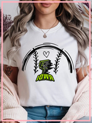 Iowa Young Guns Baseball Heart T-Shirt