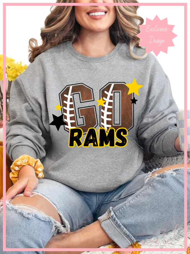 SEP RAMS GO RAMS CREWNECK SWEATSHIRT