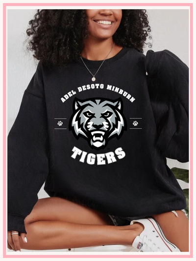 ADM TIGERS ADEL DESOTO MINBURN CREWNECK SWEATSHIRT